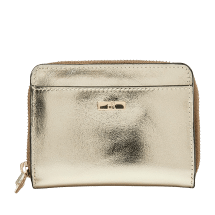 dR Amsterdam 110184 damesportemonnee met rits light gold voorkant