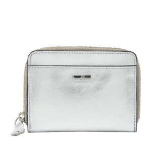 dR Amsterdam 110184 damesportemonnee met rits silver voorkant