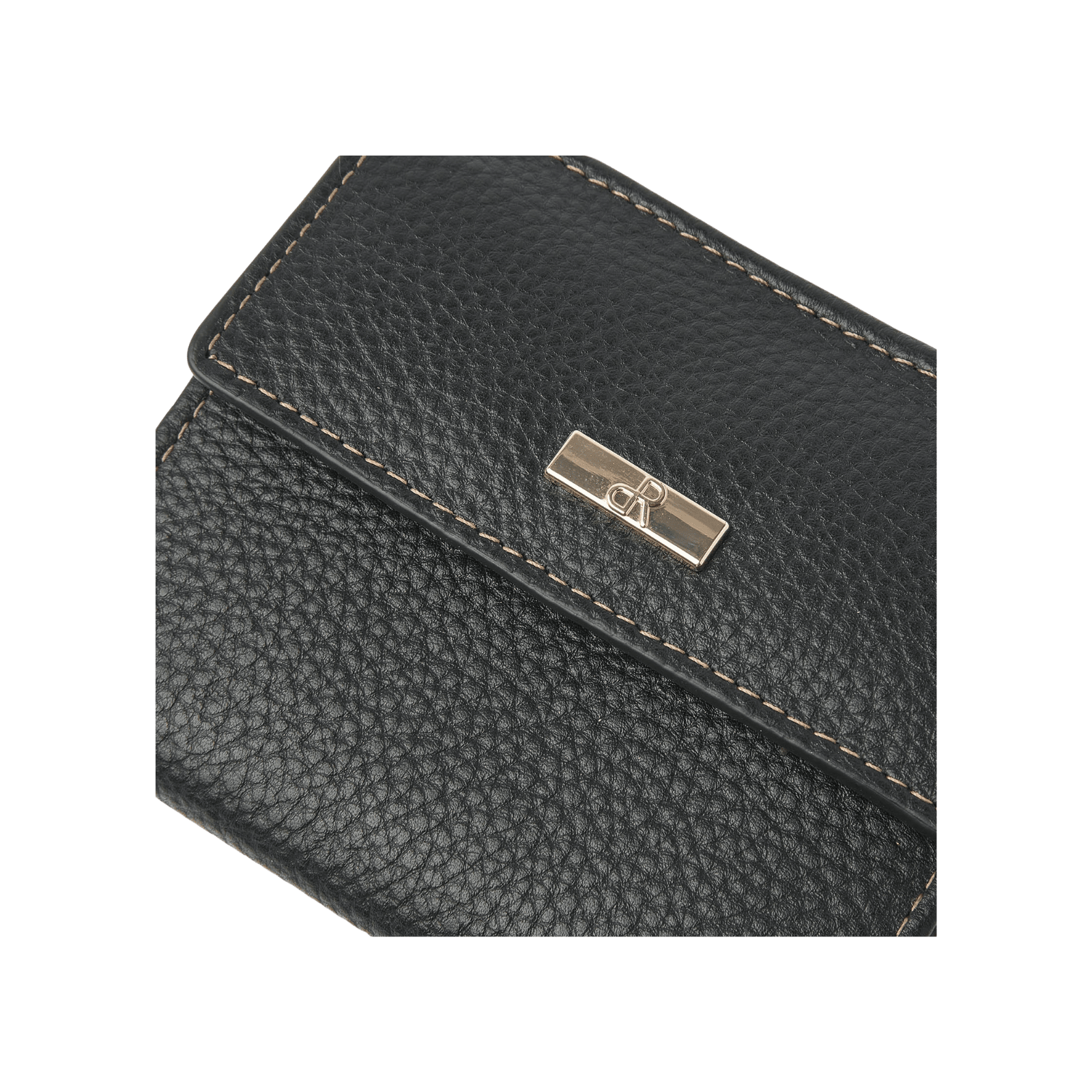 dR Amsterdam 110535 billfold portemonnee zwart detail