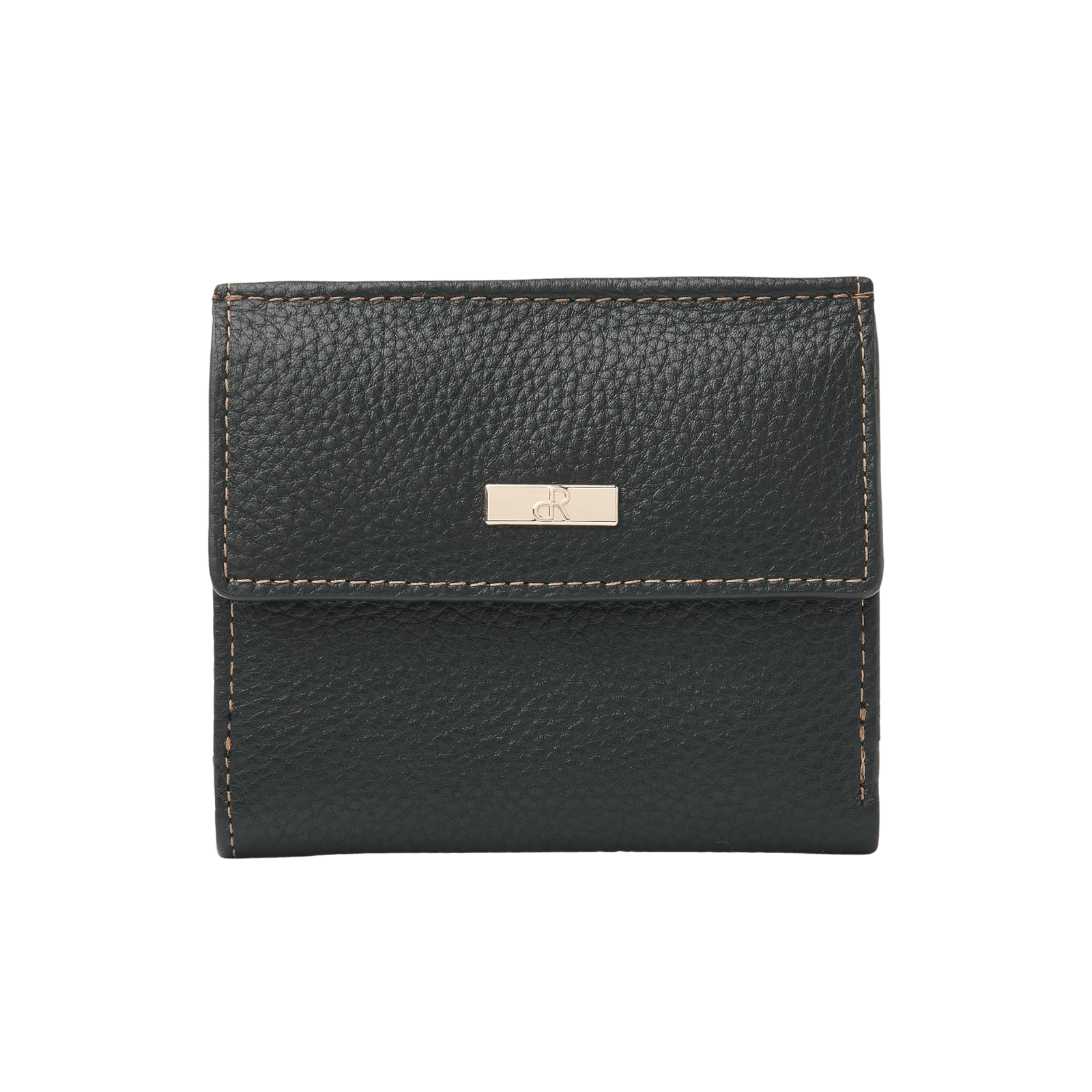 dR Amsterdam 110535 billfold portemonnee zwart voorkant