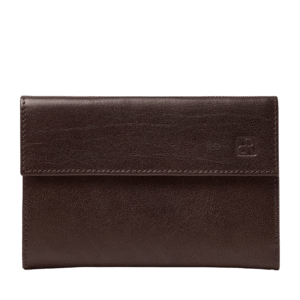 dR Amsterdam 2119 damesportemonnee RFID donkerbruin voorkant