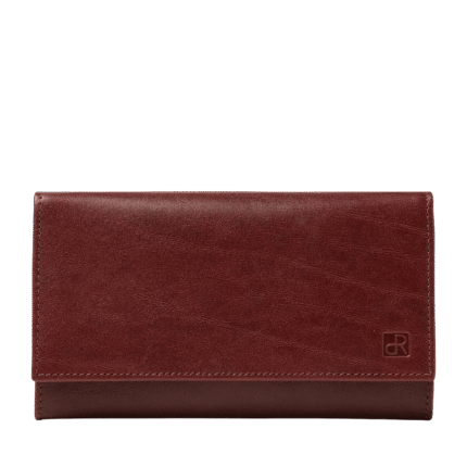 dR Amsterdam 2159 damesportemonnee RFID chestnut voorkant