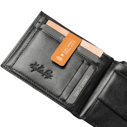 dR Amsterdam 2511 herenportemonnee RFID zwart open