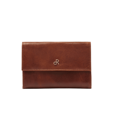 dR Amsterdam 28119 damesportemonnee RFID cognac voorkant