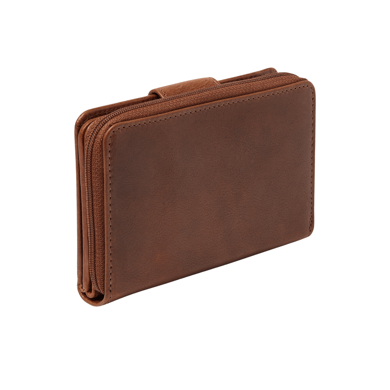 dR Amsterdam 28123 damesportemonnee RFID cognac achterkant