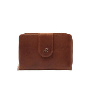 dR Amsterdam 28123 damesportemonnee RFID cognac voorkant