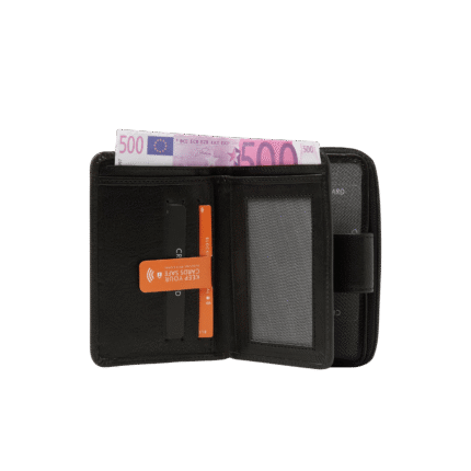 dR Amsterdam 28123 damesportemonnee RFID zwart open