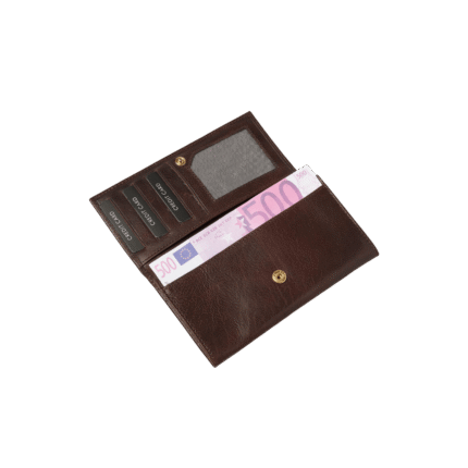 dR Amsterdam 28159 damesportemonnee RFID bruin open