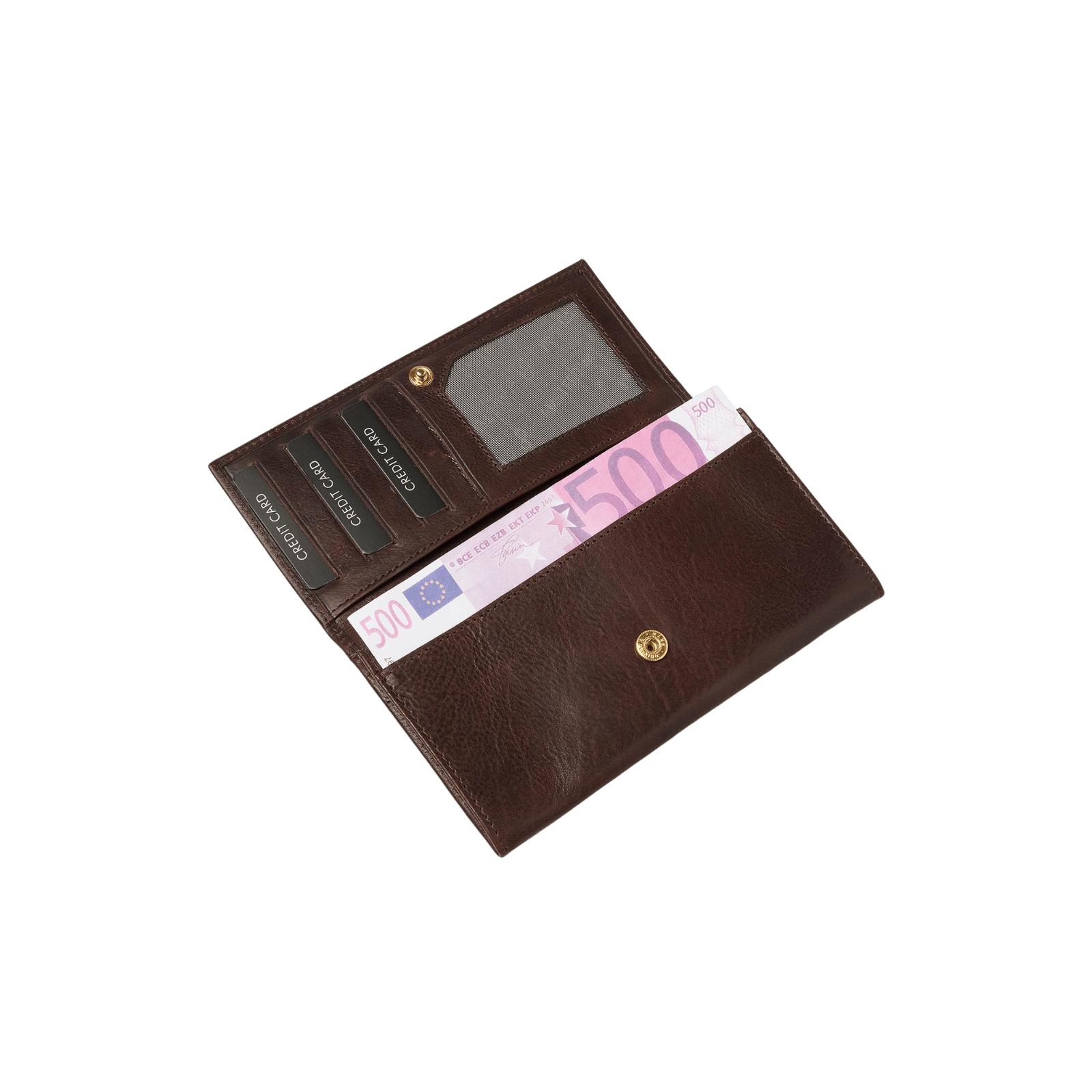 dR Amsterdam 28159 damesportemonnee RFID bruin open