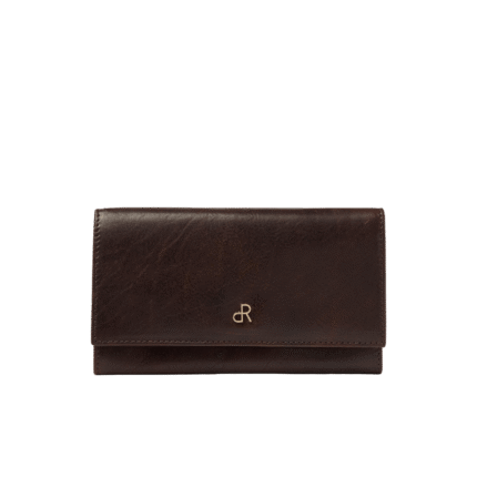 dR Amsterdam 28159 damesportemonnee RFID bruin voorkant