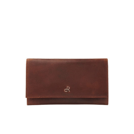 dR Amsterdam 28159 damesportemonnee RFID cognac voorkant