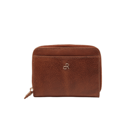 dR Amsterdam 28184 damesportemonnee RFID cognac voorkant