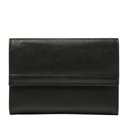 dR Amsterdam 67119 damesportemonnee RFID zwart voorkant