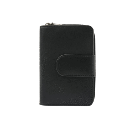 dR Amsterdam 67123 damesportemonnee RFID zwart voorkant