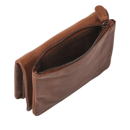 dR Amsterdam 76186 damesportemonnee met RFID chestnut open
