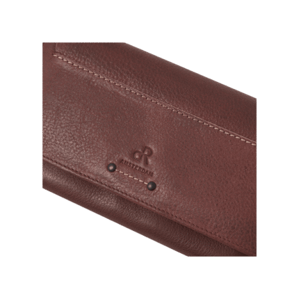 dR Amsterdam 93129 damesportemonnee RFID bruin detail