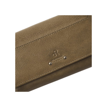 dR Amsterdam 93129 damesportemonnee RFID olive detail
