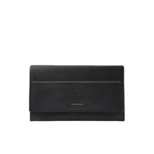 dR Amsterdam 93159 damesportemonnee RFID zwart voorkant