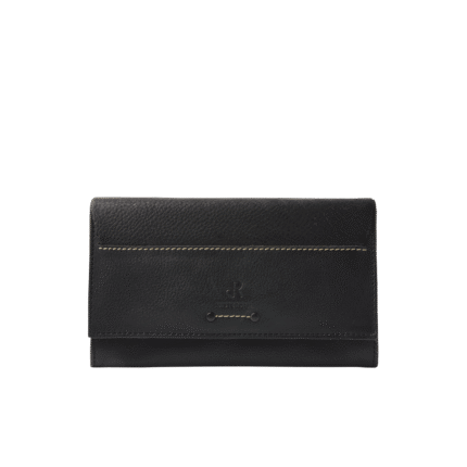 dR Amsterdam 93159 damesportemonnee RFID zwart voorkant