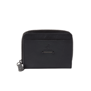 dR Amsterdam 93165 damesportemonnee RFID zwart voorkant