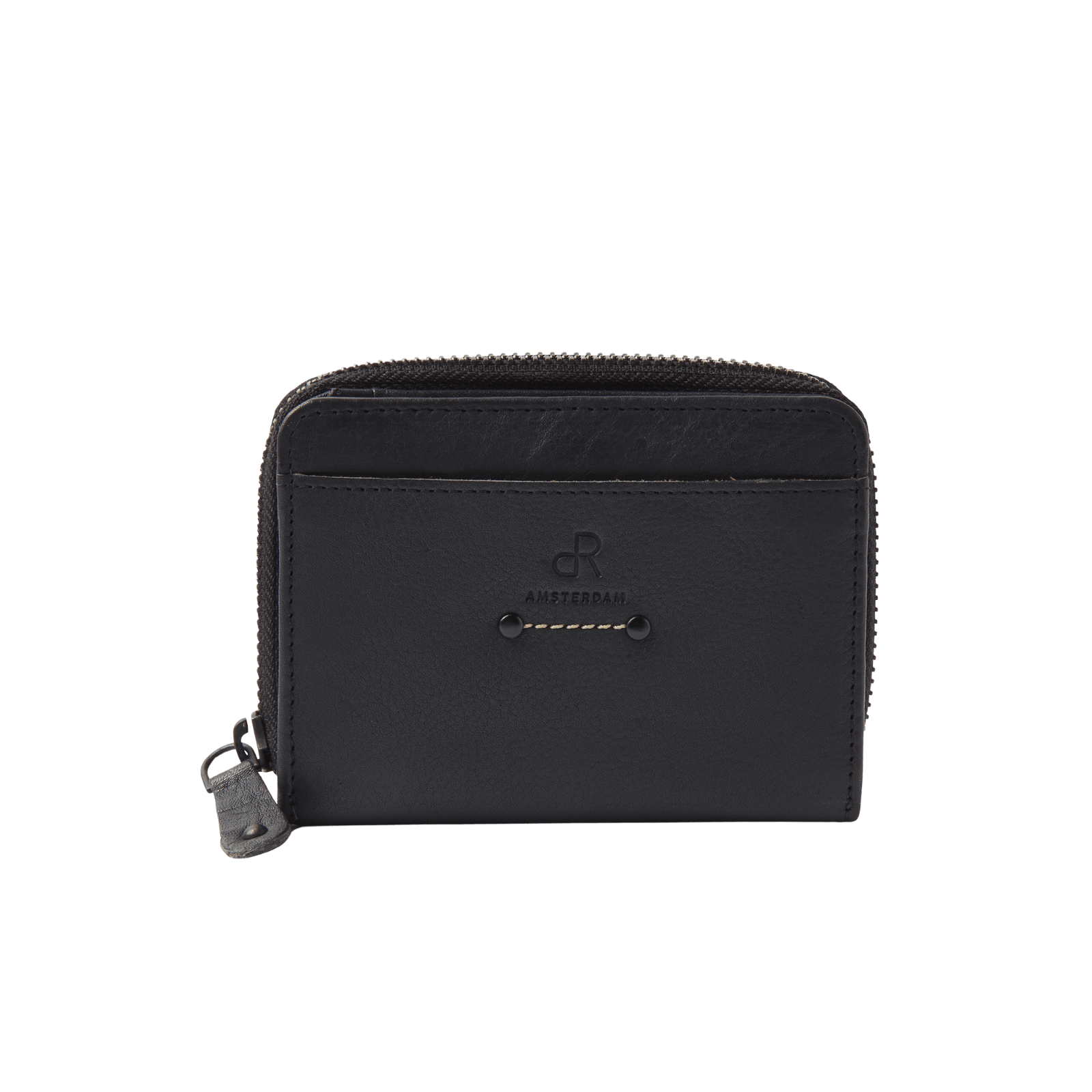 dR Amsterdam 93165 damesportemonnee RFID zwart voorkant