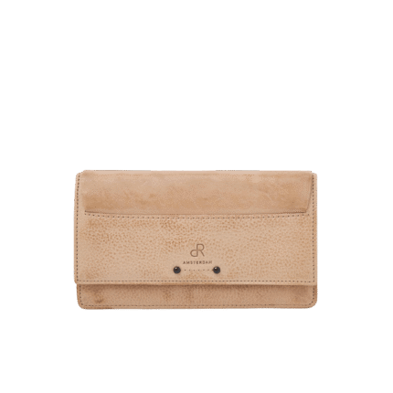 dR Amsterdam 93190 damesportemonnee RFID beige voorkant