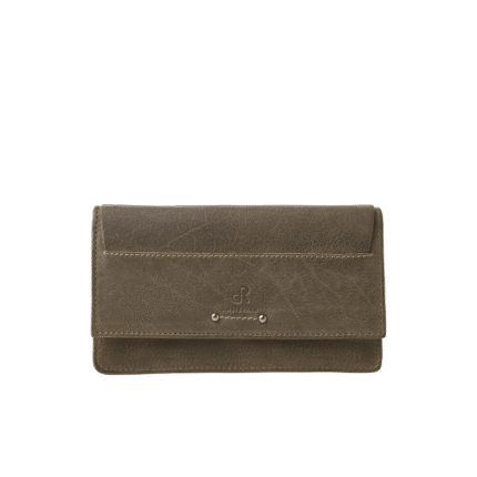 dR Amsterdam 93190 damesportemonnee RFID olive voorkant