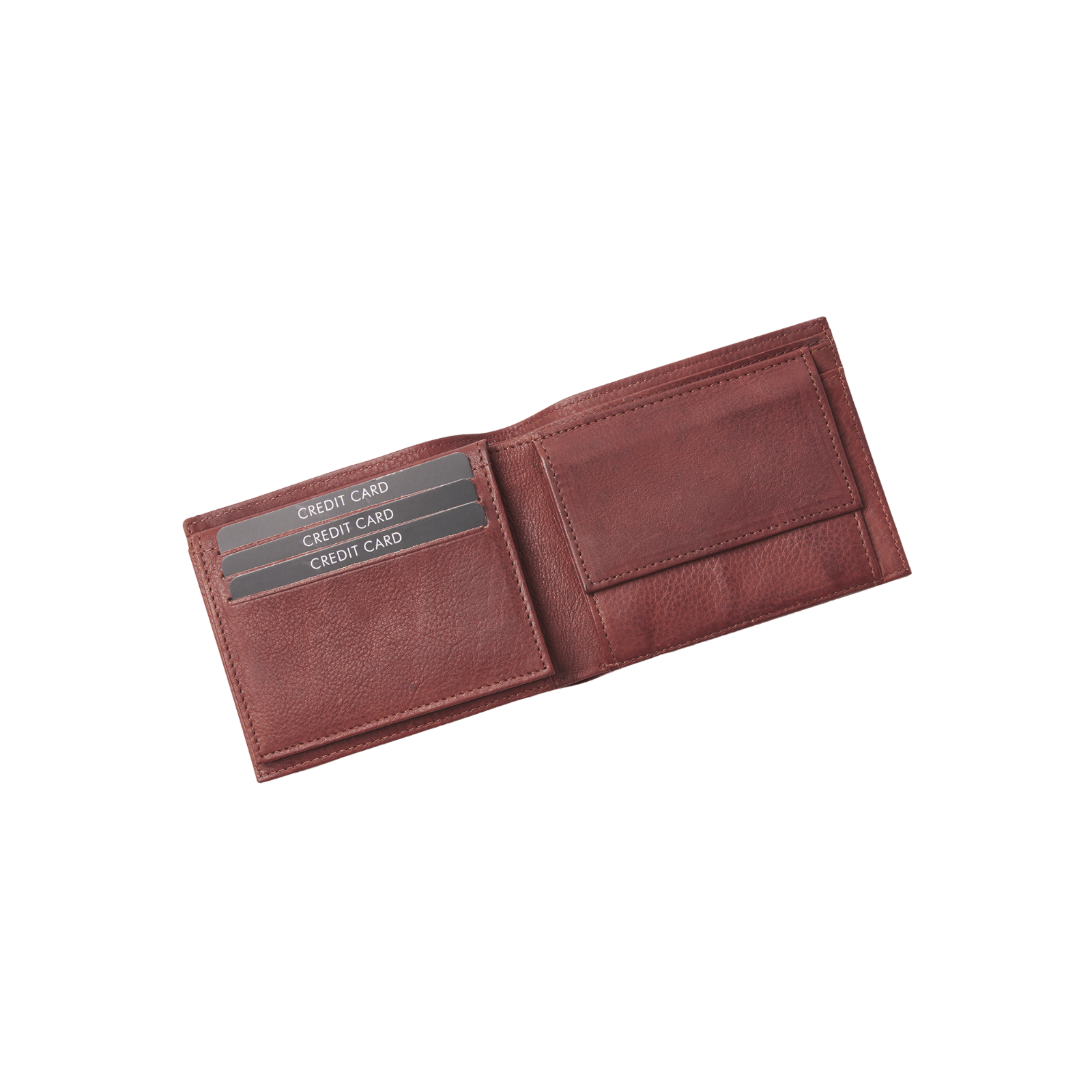 dR Amsterdam 93524 herenportemonnee RFID bruin binnenkant