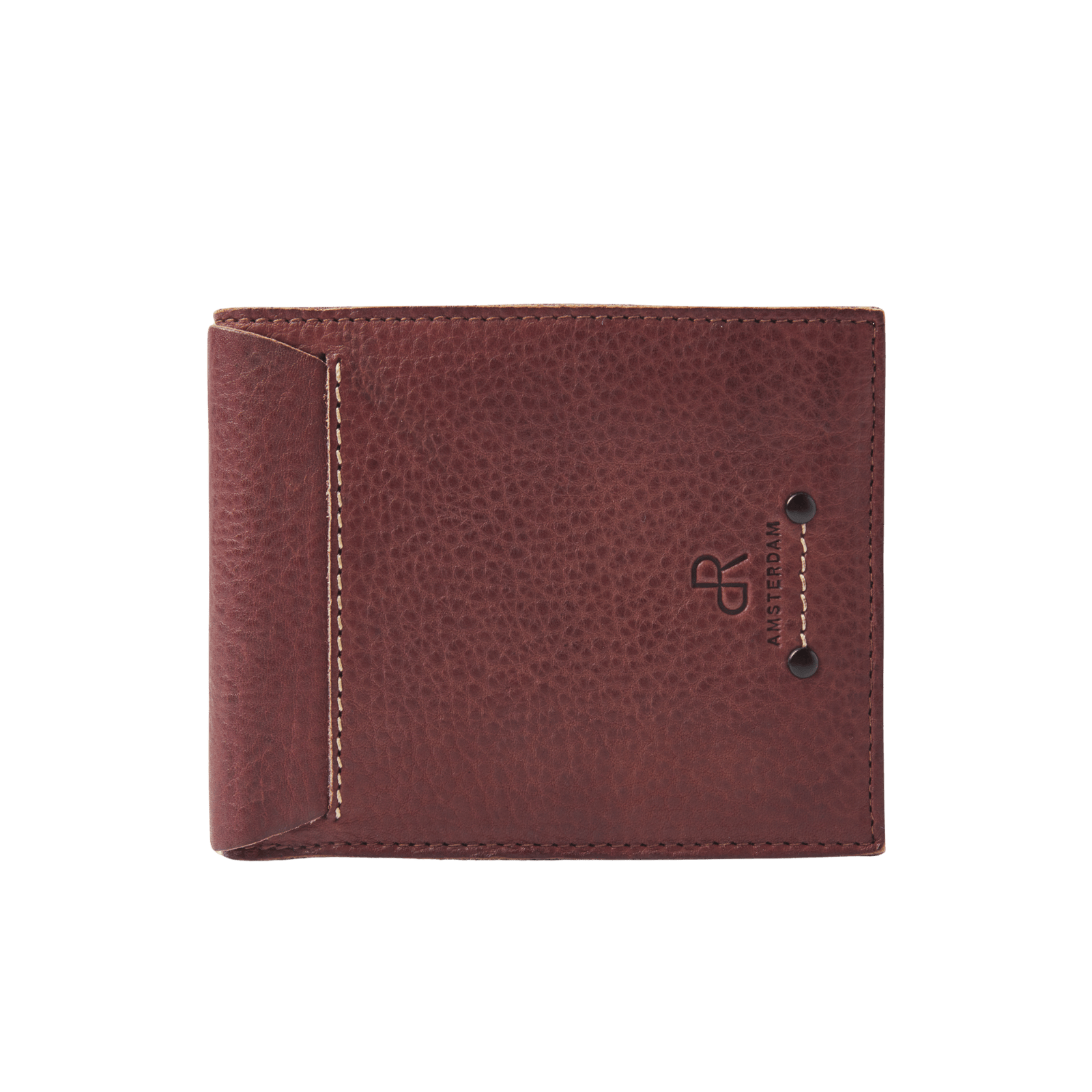 dR Amsterdam 93524 herenportemonnee RFID bruin voorkant