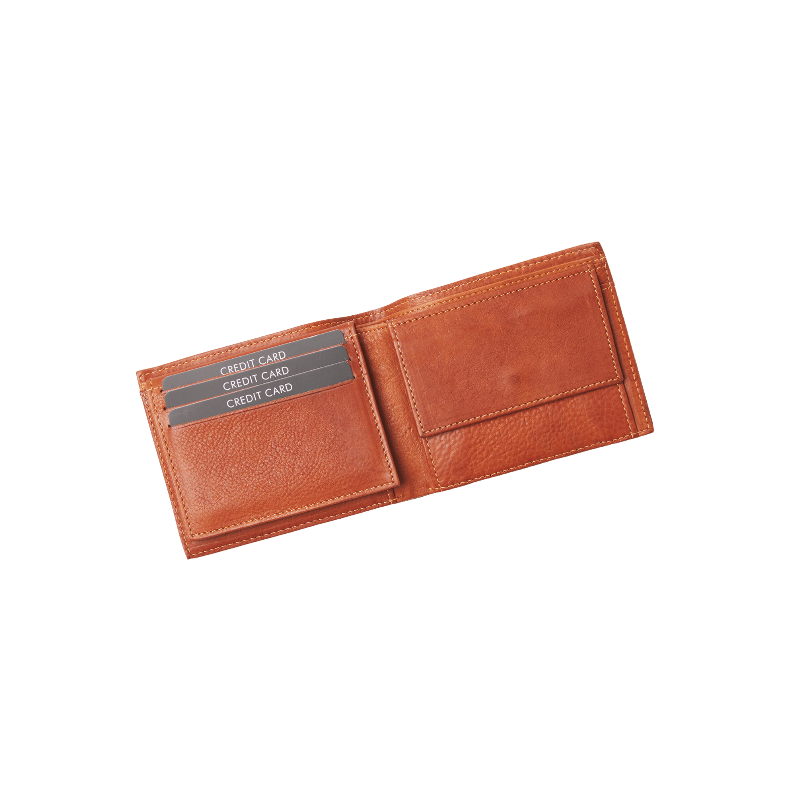 dR Amsterdam 93524 herenportemonnee RFID camel binnenkant