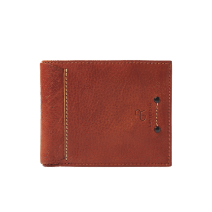 dR Amsterdam 93524 herenportemonnee RFID camel voorkant