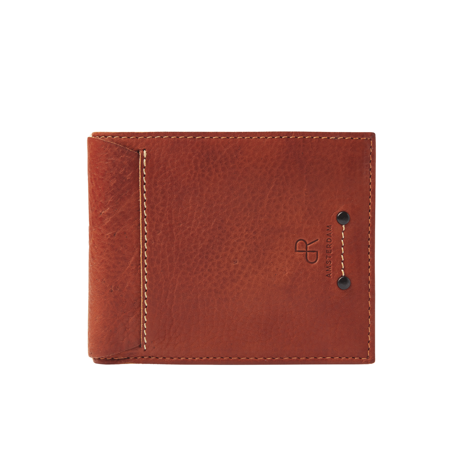 dR Amsterdam 93524 herenportemonnee RFID camel voorkant