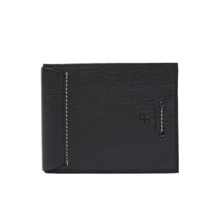dR Amsterdam 93524 herenportemonnee RFID zwart voorkant