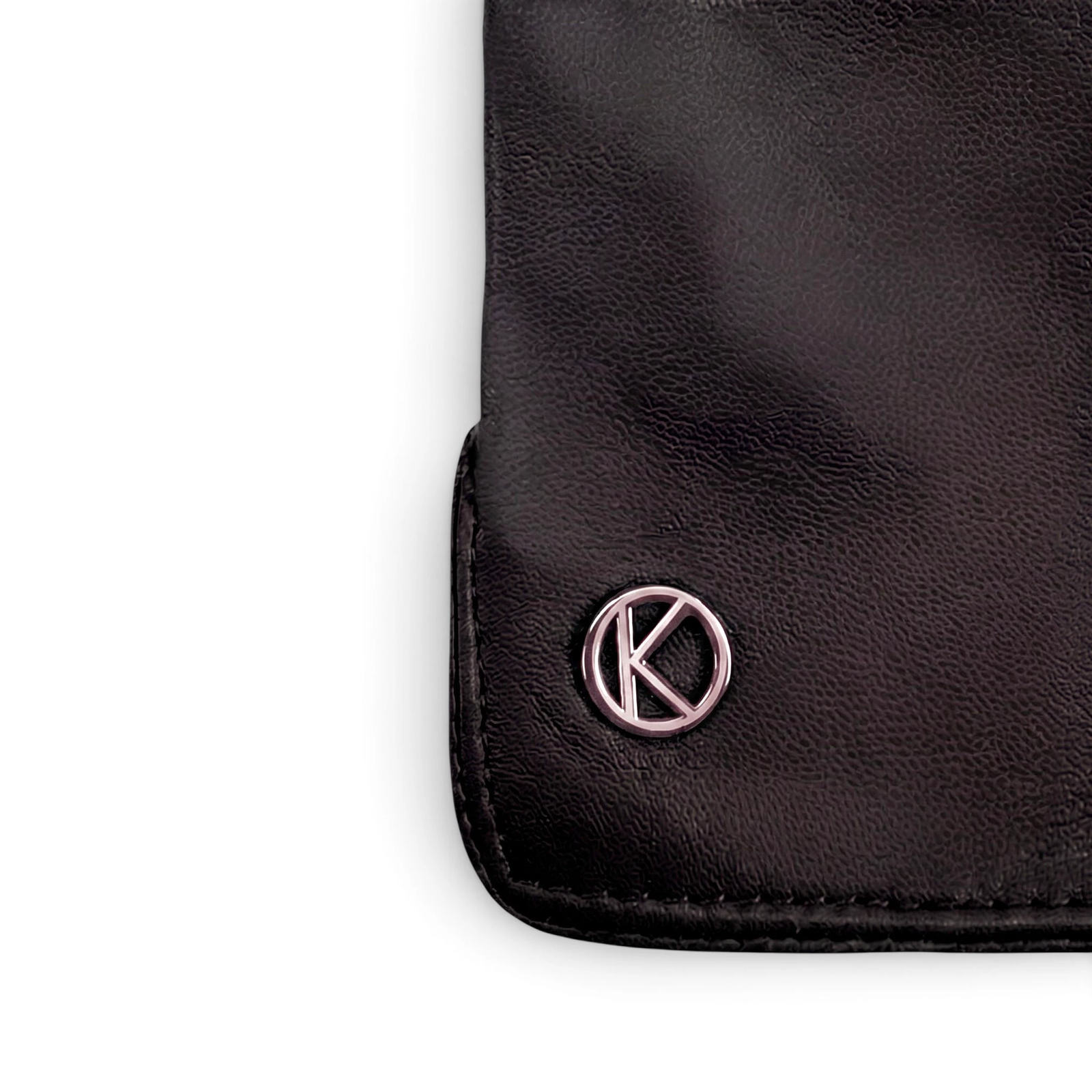 Kessler Carla dames leren handschoenen (lamsnappa met drukknoop) - Black - Afbeelding 8