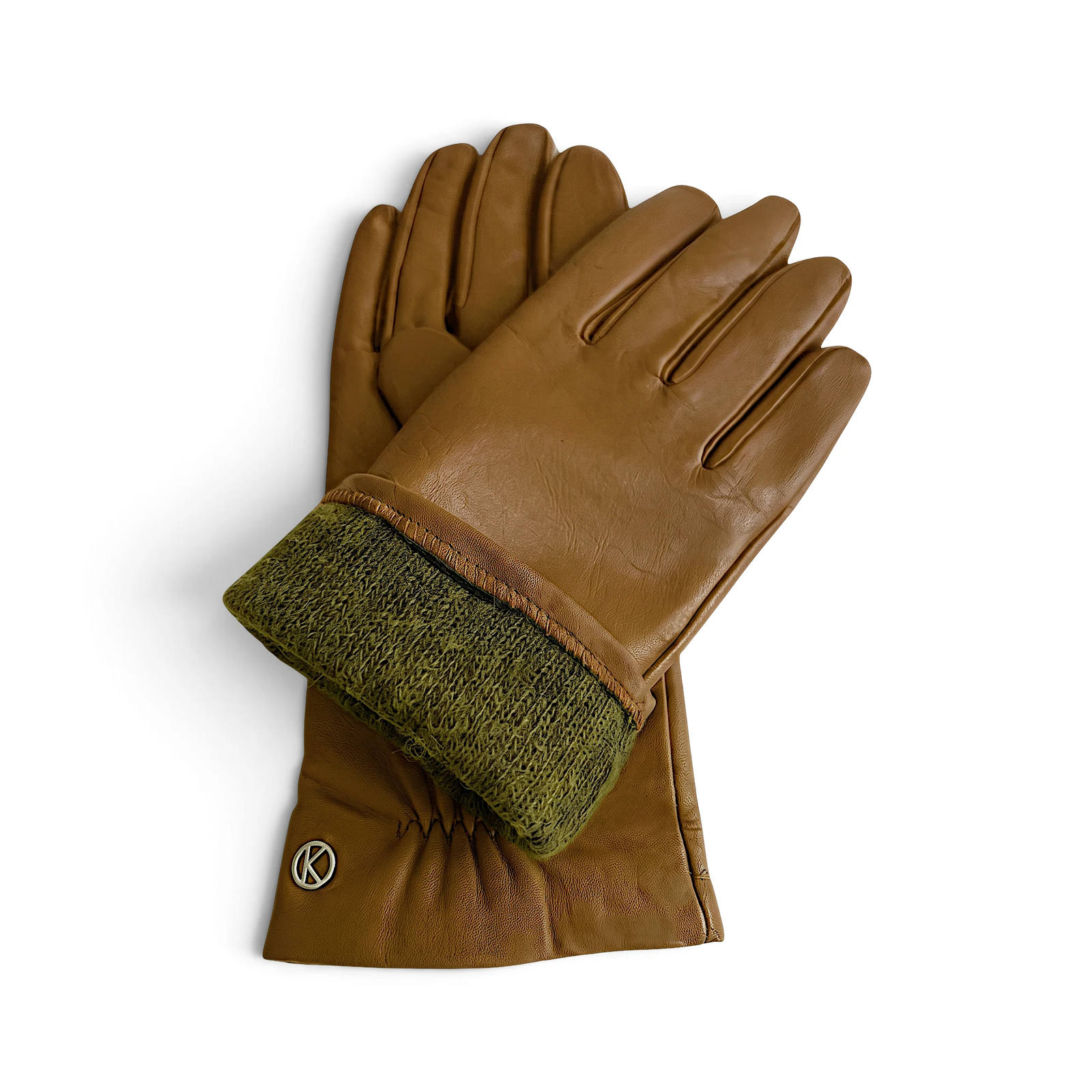 Kessler Chelsea dames leren handschoenen (lamsleer met touchscreen) - Tobacco - Afbeelding 4