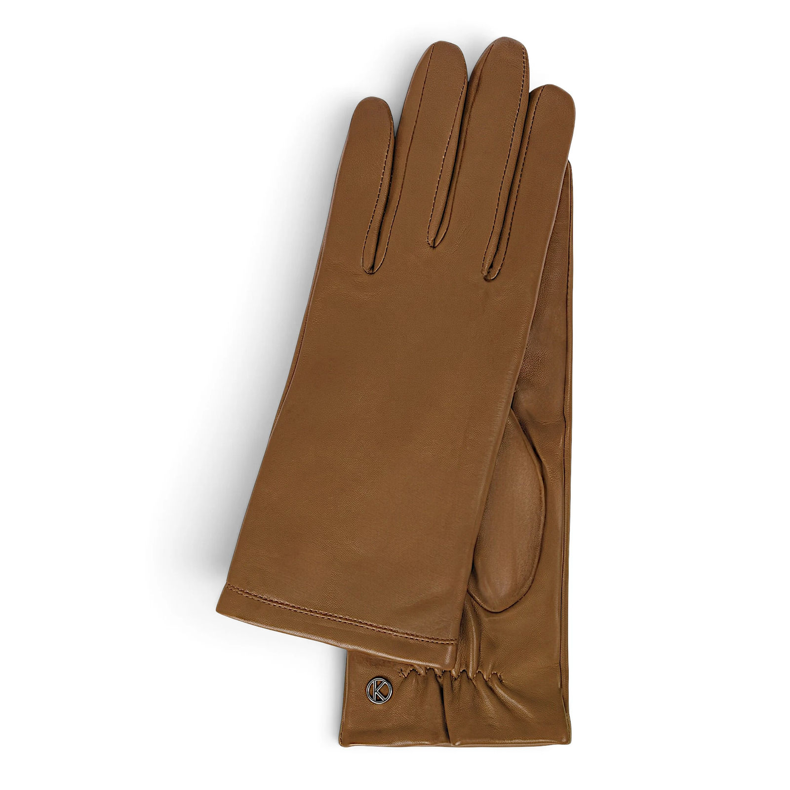 Kessler Chelsea dames leren handschoenen (lamsleer met touchscreen) - Tobacco
