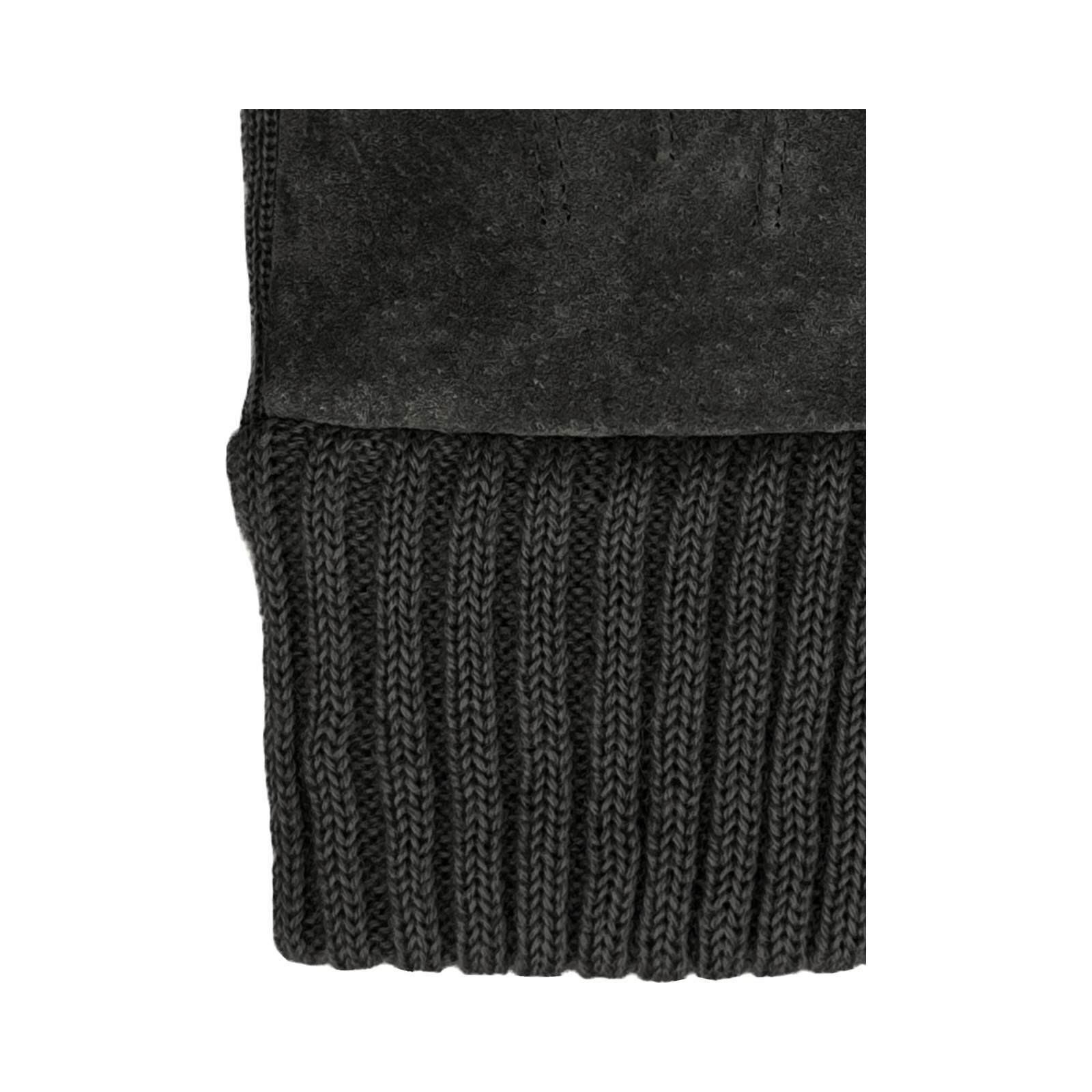 Kessler Liv dames handschoenen (veloursleer met gebreide boord) - Black - Afbeelding 5
