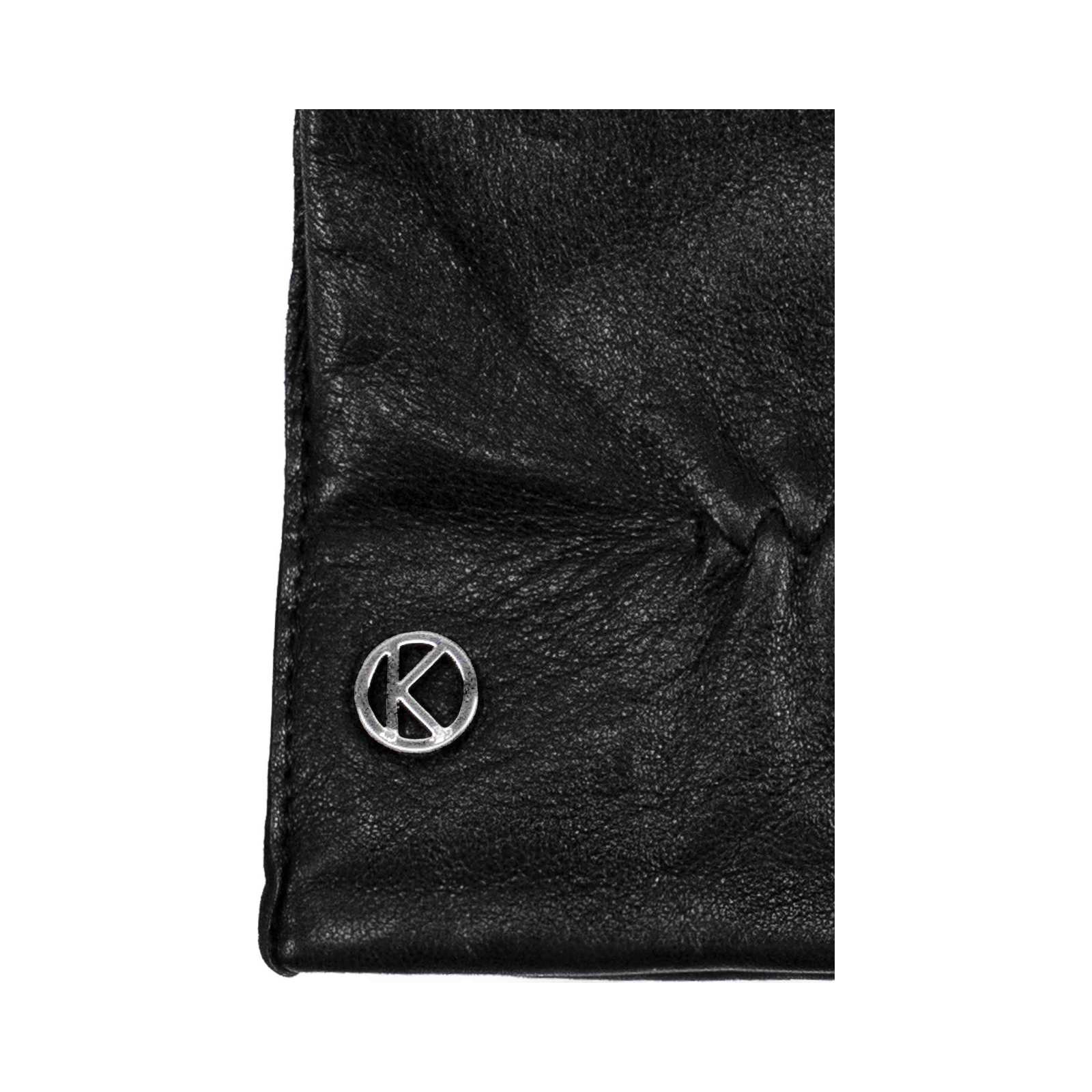 Kessler Paul heren leren handschoenen (lamsnappa met wollen voering) - Black - Afbeelding 5