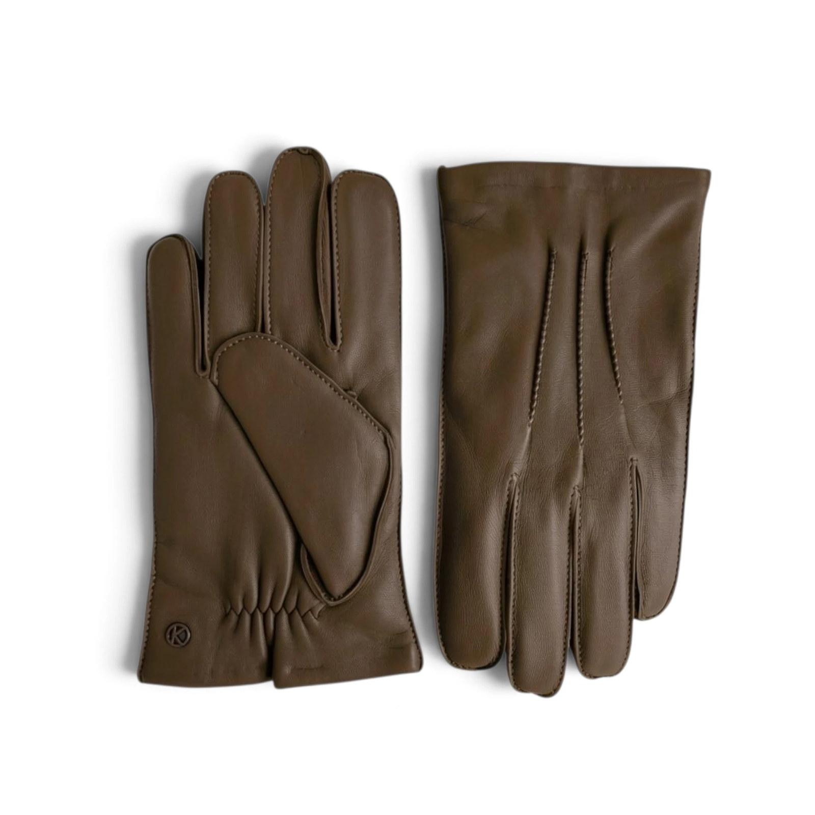 Kessler Paul heren leren handschoenen (lamsnappa met wollen voering) - Manchu - Afbeelding 3