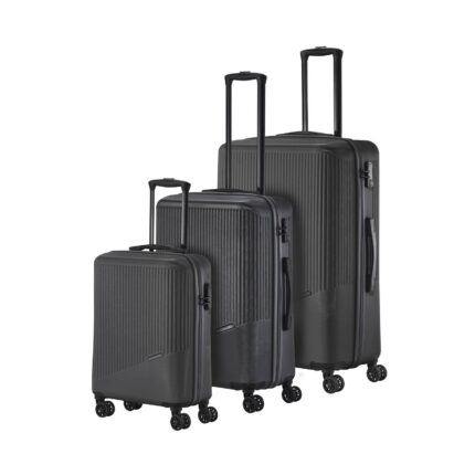 Travelite Bali 4-wiel trolley L 96 liter | Harde koffer 72349 04 anthracite set
