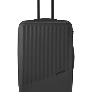 Travelite Bali 4-wiel trolley L 96 liter | Harde koffer 72349 01 zwart voorkant