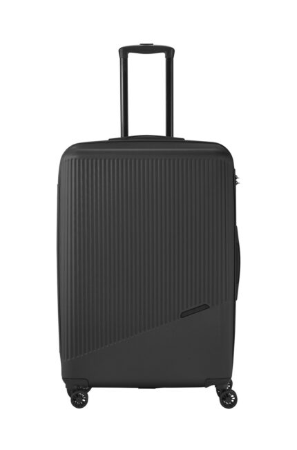 Travelite Bali 4-wiel trolley L 96 liter | Harde koffer 72349 01 zwart voorkant
