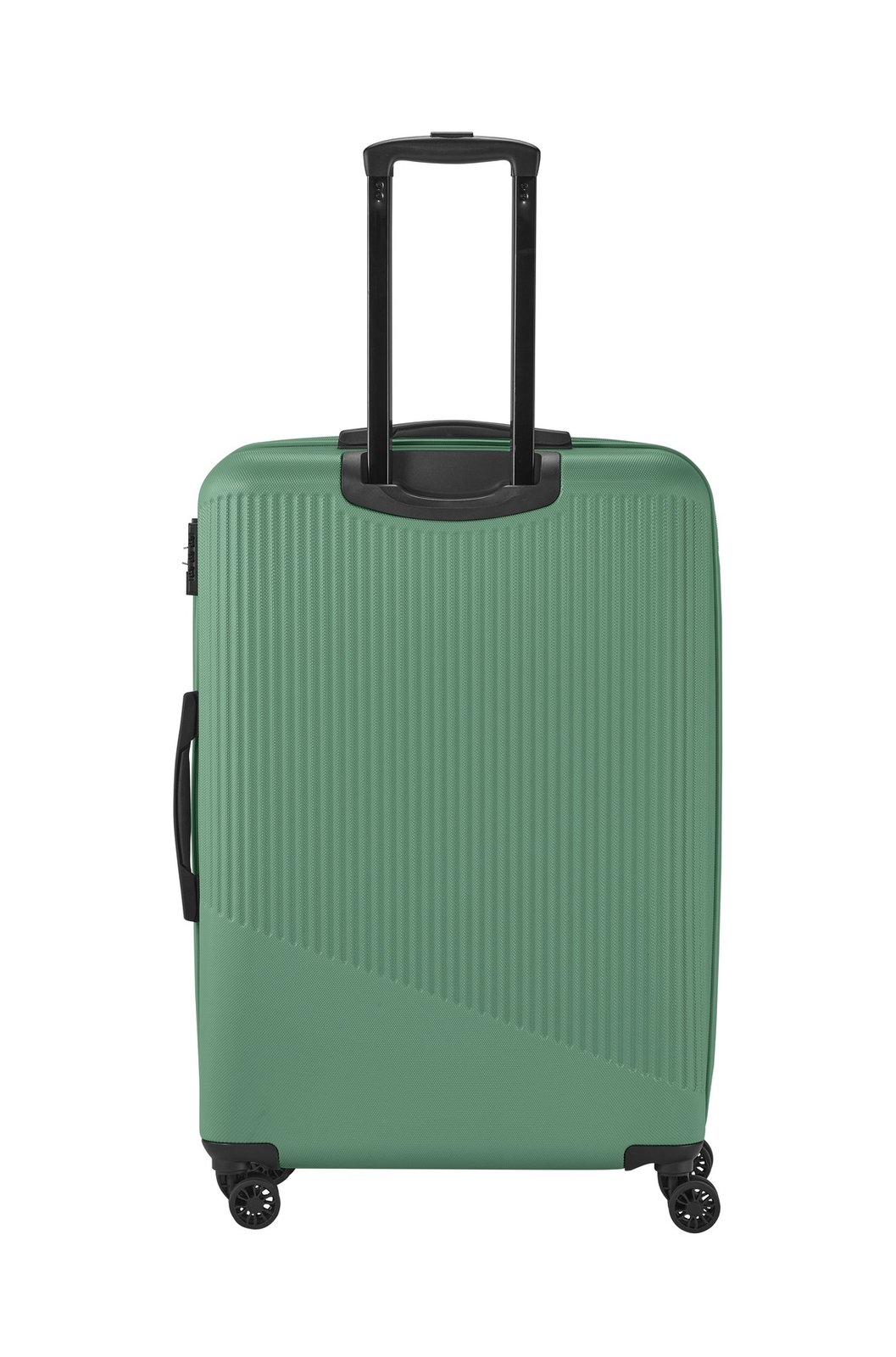 Travelite Bali 4-wiel trolley L 96 liter | Harde koffer 72349 80 groen achterkant