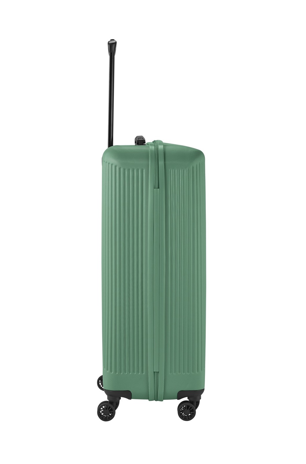 Travelite Bali 4-wiel trolley L 96 liter | Harde koffer 72349 80 groen zijkant links