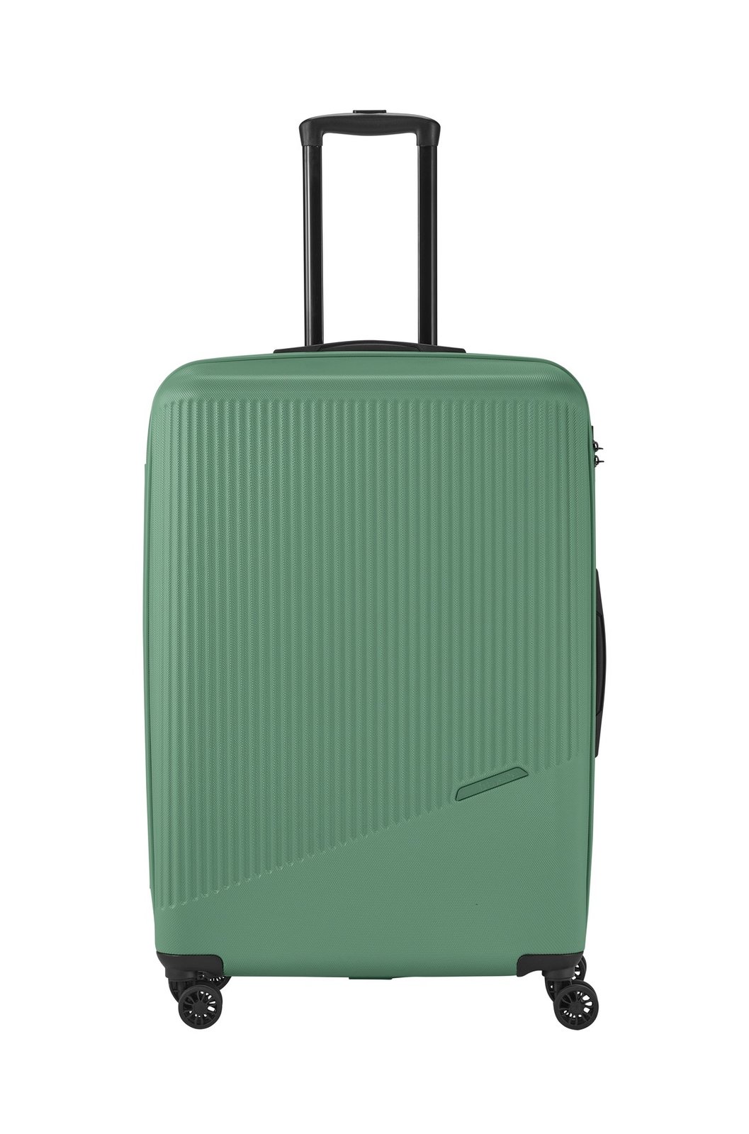 Travelite Bali 4-wiel trolley L 96 liter | Harde koffer 72349 80 groen voorkant