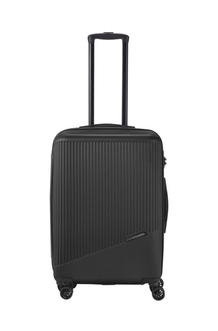 Travelite Bali 4-wiel trolley M 65 liter | Harde koffer 72348 01 zwart voorkant
