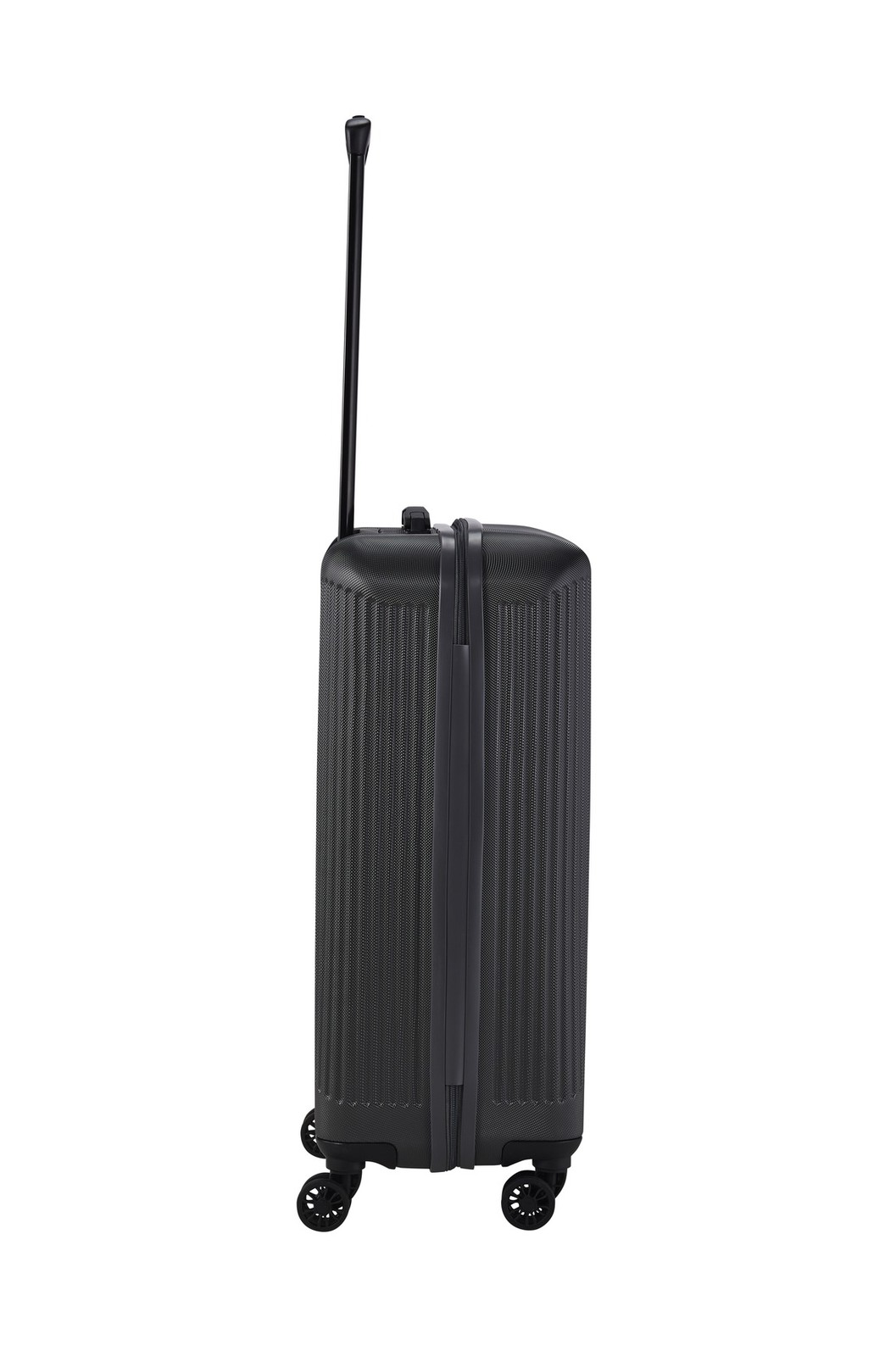 Travelite Bali 4-wiel trolley M 65 liter | Harde koffer 72348 04 anthracite zijkant links