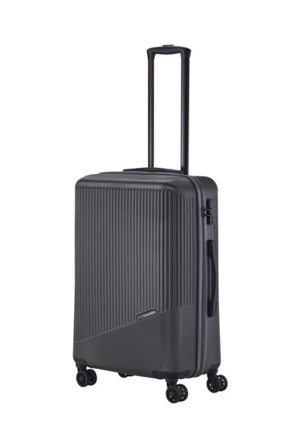 Travelite Bali 4-wiel trolley M 65 liter | Harde koffer 72348 04 anthracite schuin