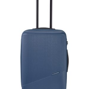 Travelite Bali 4-wiel trolley M 65 liter | Harde koffer 72348 25 blauw voorkant