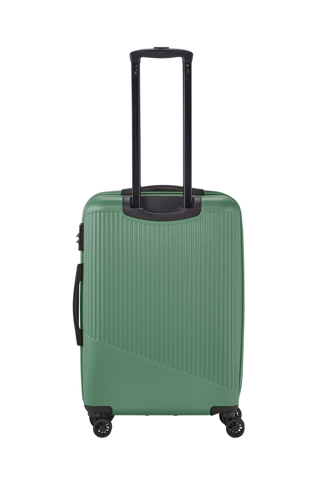 Travelite Bali 4-wiel trolley M 65 liter | Harde koffer 72348 80 groen achterkant